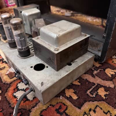 Vintage 1964 Selmer Truvoice Bassmaster 50 Croc Skin Valve Amplifier Head *1960s* image 15