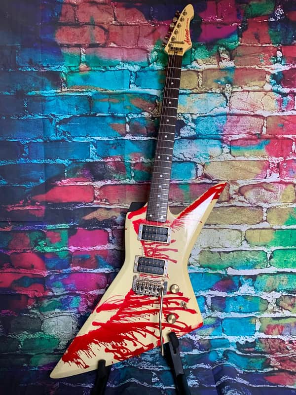 Aria ZZ Custom 1984 - Blood Splatter image 1