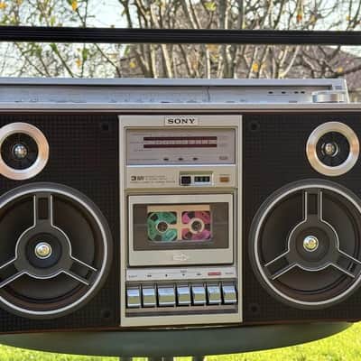 SONY CFS-V8 ZILBAR Rare Vintage Boombox Serviced Tested Japanese Analog Hi-Fi image 16