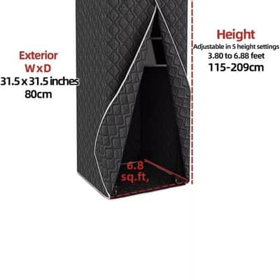Portable Foldable Recording Vocal Booth - Compact Studio Solution for Professional Sound Isolation, Black image 3
