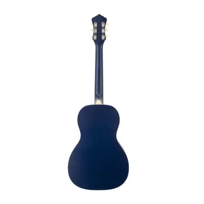 Recording King Dirty 30's Minnie Bucker Acoustic-Electric Resonator Guitar - Wabash Blue image 5