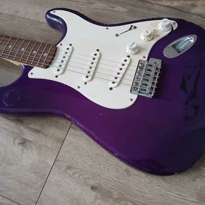 Squier Affinity Series Stratocaster with Indian Laurel Fretboard - Purple - Not Working image 1