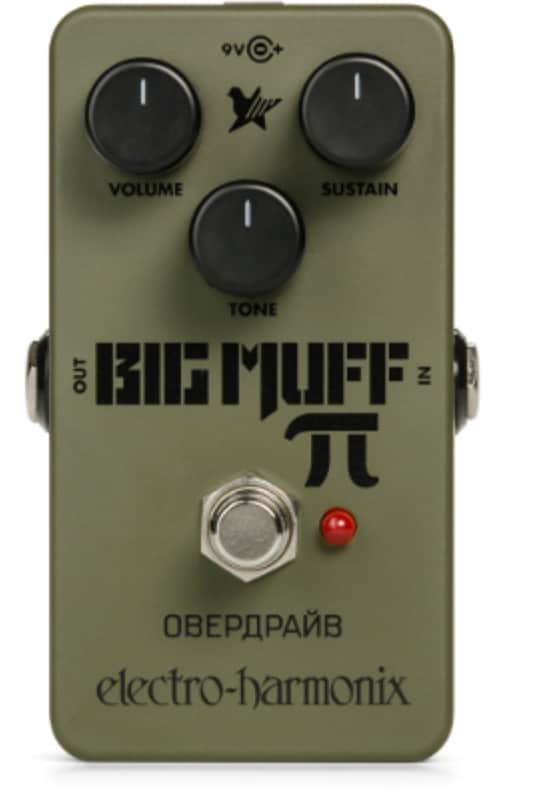 Electro-Harmonix Green Russian Big Muff Pi Fuzz Pedal image 1