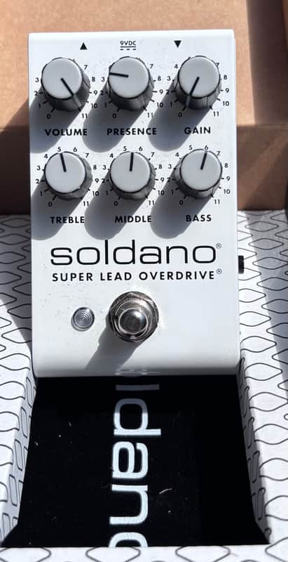 Soldano SLO Pedal 2022 - Present - White image 1