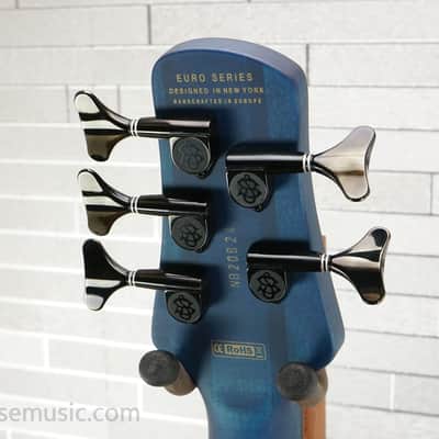 Spector Euro 5 LX Left Handed - Black & Blue Matte image 16
