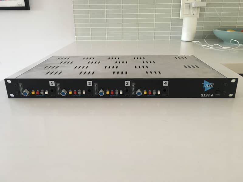 API 3124+ 4 Channel Mic Preamp Owned by Eric Cannata of Young The Giant image 1