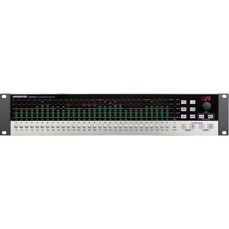 Mackie Quad EQ 4-Channel Graphic Equalizer image 1