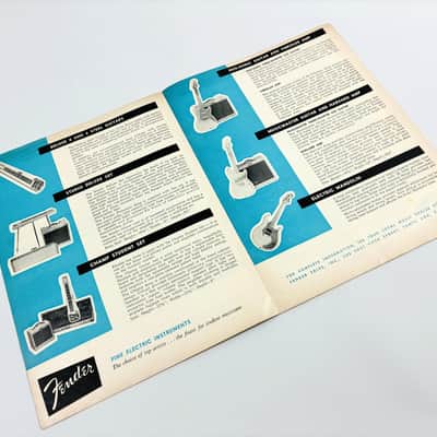 Fender Catalog – Fine Electric Instruments. Orignal. 1957 image 4