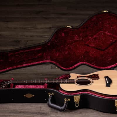 Taylor 312ce 12-Fret V-Class Acoustic-electric Guitar, Natural with Case image 10