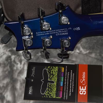 2022 PRS - SE Standard 24 - Translucent Blue image 7