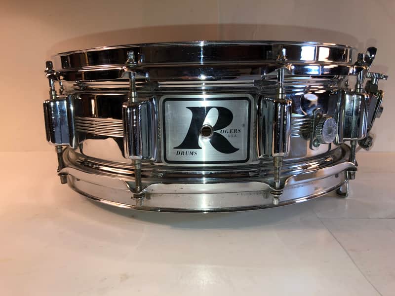 Rogers "Big R" Dyna-Sonic 5x14" Brass Snare Drum 1975 - 1984 - Chrome image 1