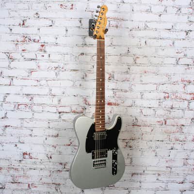 Fender 2011 Blacktop Telecaster HH Electric Guitar Silver USED image 7