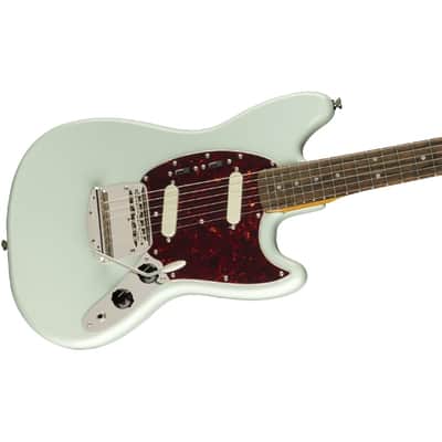 Squier Classic Vibe '60s Mustang Electric Guitar, Indian Laurel Fingerboard, Sonic Blue, 0374080572 image 4