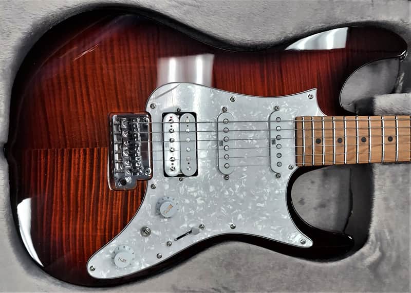 Ibanez AZ224 F BTB Brown Topaz Burst image 1