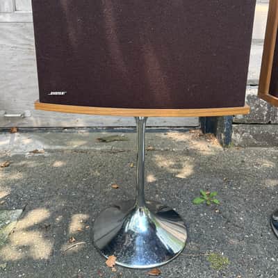 Vintage MCM Bose 901 Series VI Direct/Reflecting Speakers w/ Active EQ & Chrome Tulip Stands – Tested, Audiophile Set (Ask About Shipping) image 7