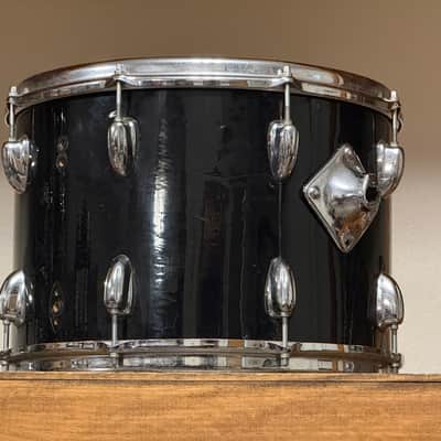 1970's Slingerland 14" Black 3-Ply Maple 10x14 Rack Tom image 6