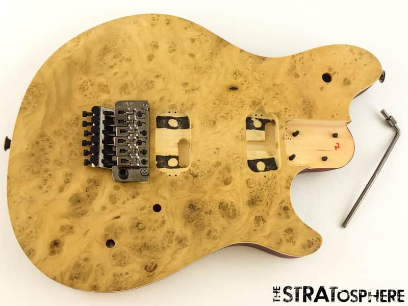 EVH Eddie Van Halen Wolfgang Standard BODY + HARDWARE Floyd Rose Route Burl image 1