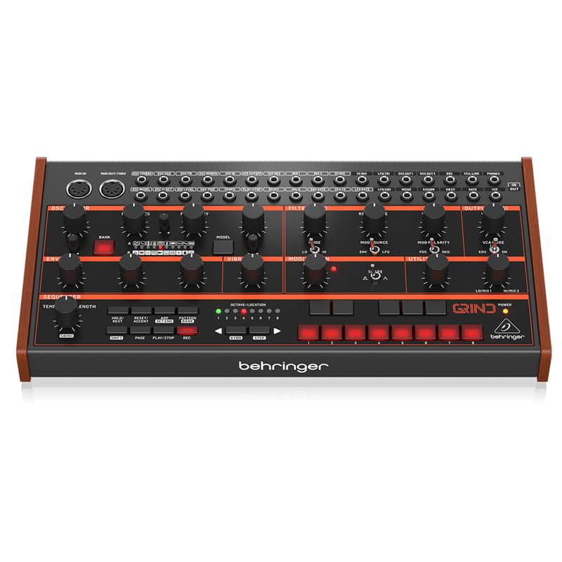 Behringer GRIND Hybrid Semi-Modular Synthesizer with 24 Digital Sound Engines and Analog Ladder Filter image 1