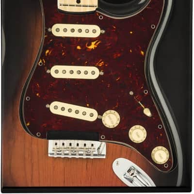 Mint Fender Pre-Wired Strat Pickguard, Original 57/'62 SSS, Tortoise Shell 11 Hole PG image 5