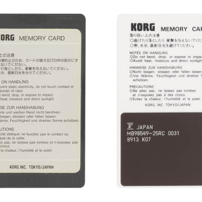 Korg MPC-03 + MSC-03 Data Card Bundle for M1 [USED] image 2