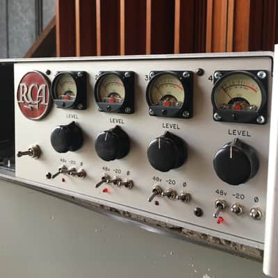 RCA BA 31 31a 31b 4 ch microphone preamp rack with PSU image 2