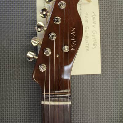 Mahan Guitars Gutbuster Tele 2015 Trans Red image 3