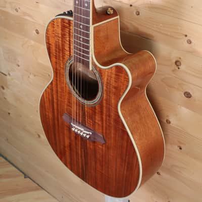 Takamine EF508KC NEX All Figured Koa Acoustic-Electric Guitar image 4
