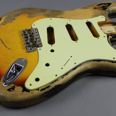 MJT Official Custom Order Vintage Aged Nitro Finish Guitar Body by Mark Jenny VTS Sunburst image 5