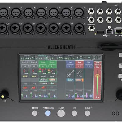 Allen & Heath CQ-18T Digital Mixer with 7" Touchscreen WiFi and Bluetooth Connectivity image 1