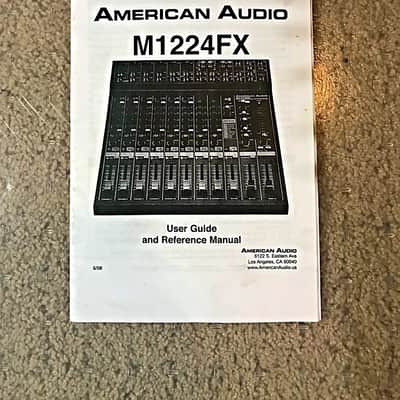 American Audio M1224FX 12 channel mixing console image 2