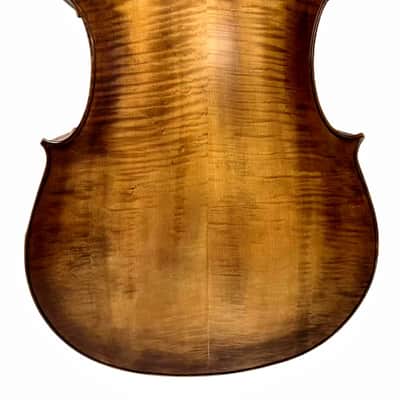 High quality 4/4 Double bass,Flames Maple back,Spruce Wood Top,Deep Big Sound image 9