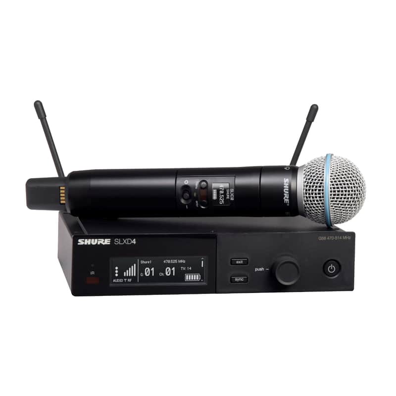 Shure SLXD24/B58 Wireless Microphone System - G58 Band image 1