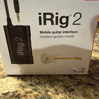 IK Multimedia iRig 2 Mobile Guitar Interface for iOS 2015 - Present - Black image 1
