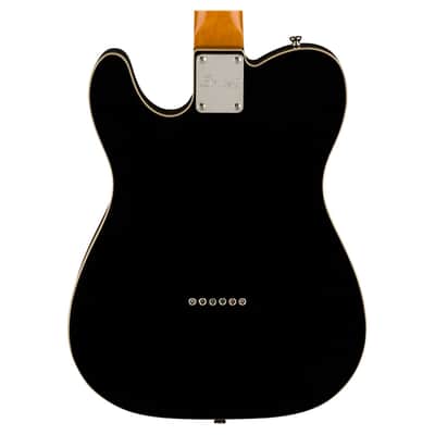 Used Squier Classic Vibe Baritone Custom Telecaster - Black w/ Laurel FB image 7