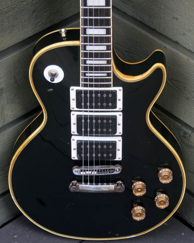 1978 Aria Pro II LP600B Peter Frampton Model by Matsumoku Japan - Black image 1