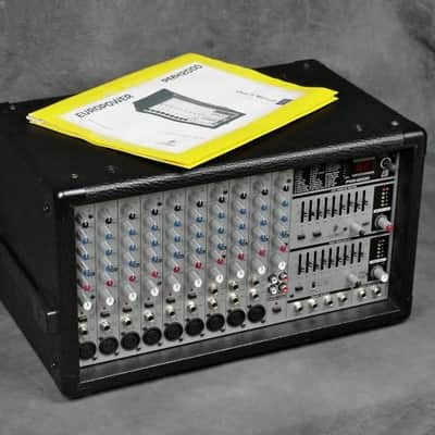 Behringer PMH2000 Europower 2 x 250W Stereo Powered 10 Ch Mixer w/Manual image 1
