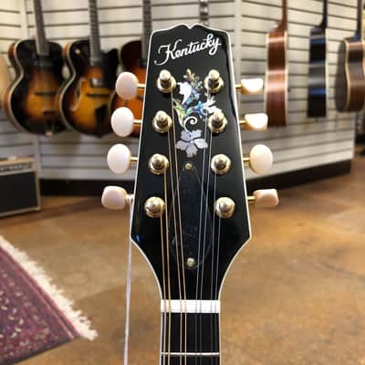 Kentucky KM-505 Artist German Spruce/Alpine Maple A-Style Mandolin Amberburst w/Padded Gig Bag image 7