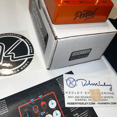 Keeley D&M Drive Orig. 2017 Ltd. Ed. That Pedal Show run Orange image 2