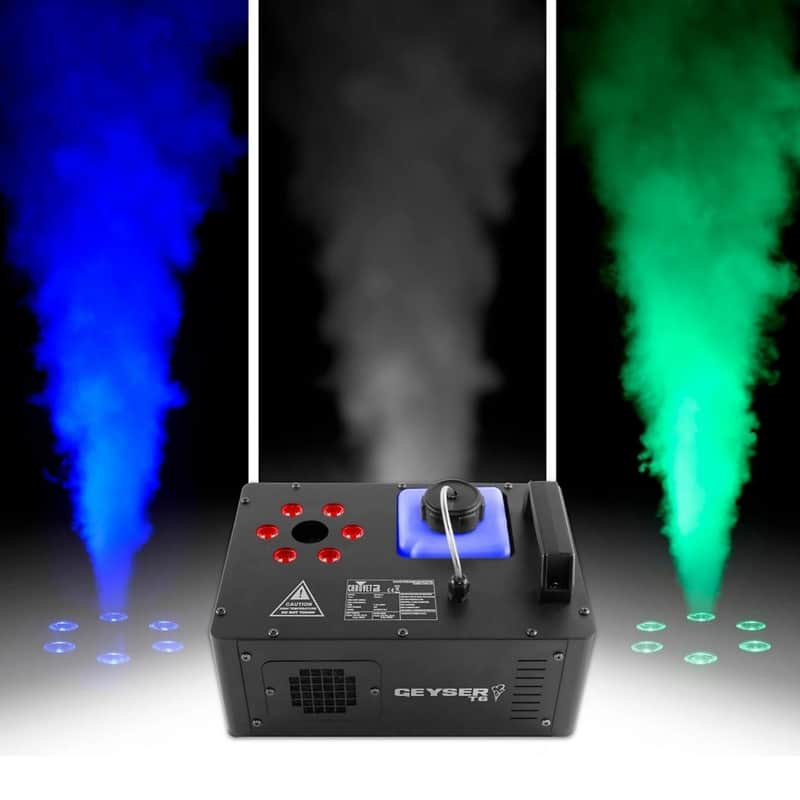 CHAUVET GEYSER T6 PyroTechnic Fog & Fire LED Effect Light with Remotes image 1