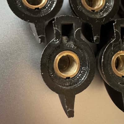 Vox Bulgin Bakelite 1/4" amp knobs [Set of 6] 60s - Black image 5