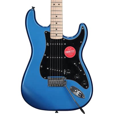 Squier Affinity Stratocaster Electric Guitar, with Maple Fingerboard, Lake Placid Blue image 1