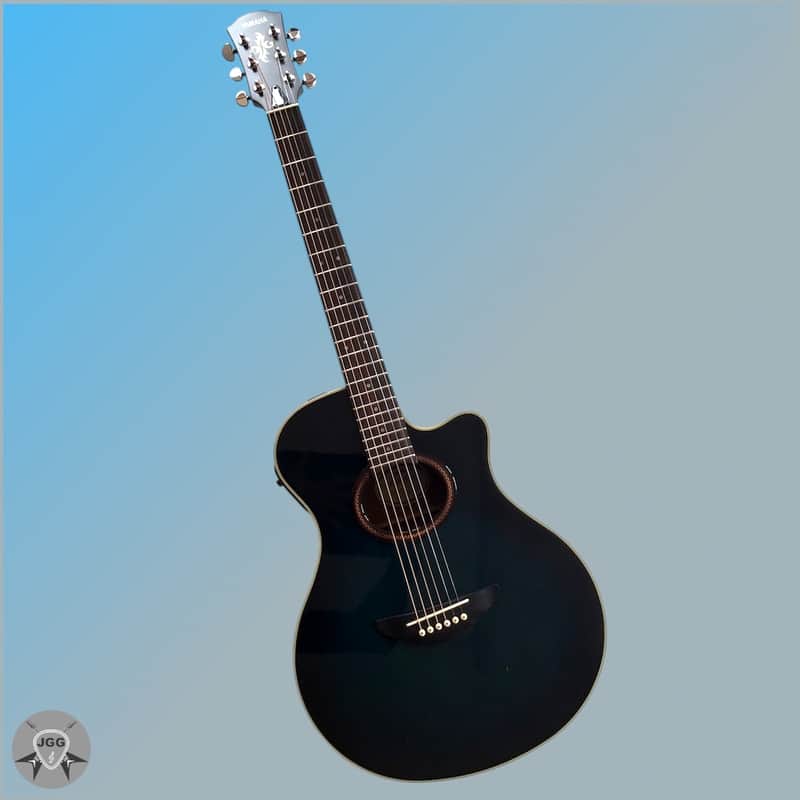 Yamaha APX-5A Blue Burst Thinline Electro Acoustic Guitar – With