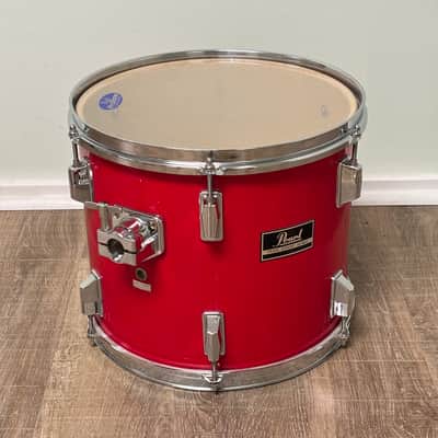Pearl Export EX 13"x11" Rack Tom Drum Late 1980's - Coral Red image 2