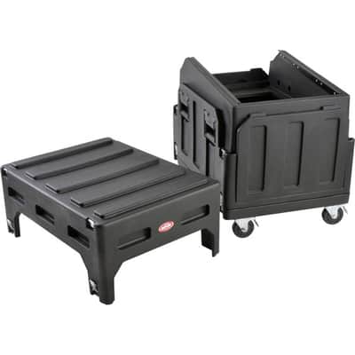 SKB Cases 1SKB19-R1406 Mighty GigRig 14U Top 6U Front Rolling Rack 789270140615 image 4