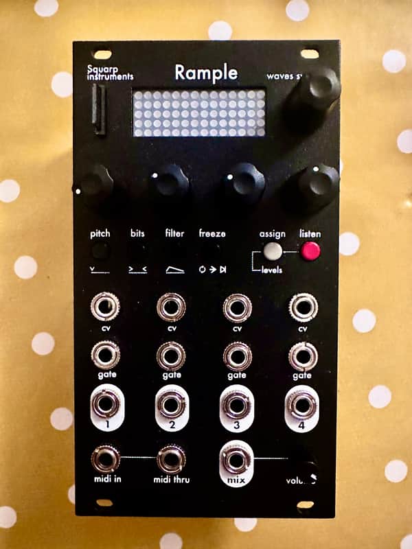 Squarp Instruments Rample Wave System 4-Voice Sample Player Audio Processor Eurorack image 1