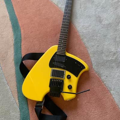 Klein Steinberger Baritone Guitar - Holdsworth Style 1997 Yellow image 1