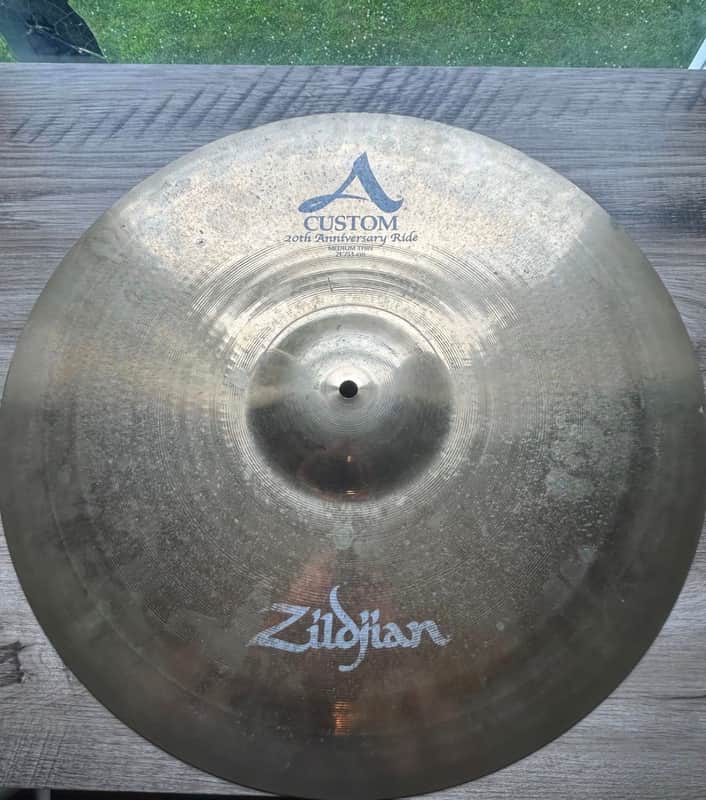 Zildjian 21" A Custom 20th Anniversary Ride Cymbal 2011 - Present - Brilliant image 1