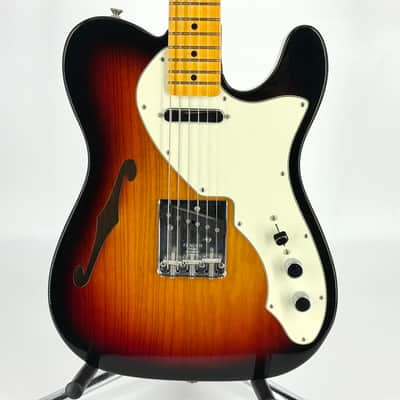 2020 Fender American Original 60s Telecaster Thinline – 3 Tone Sunburst image 4