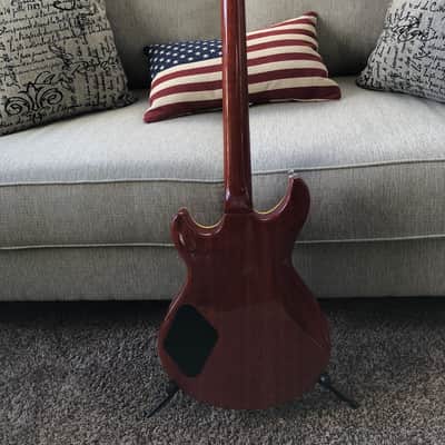 Cort M600 M Series Double Cutaway HH with Flame Maple Top 2002 - Cherry Burst Bild 6