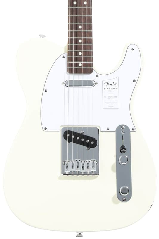 Fender Standard Telecaster Electric Guitar - Olympic White image 1